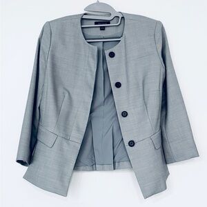Ann Taylor Light Gray Women's Blazer